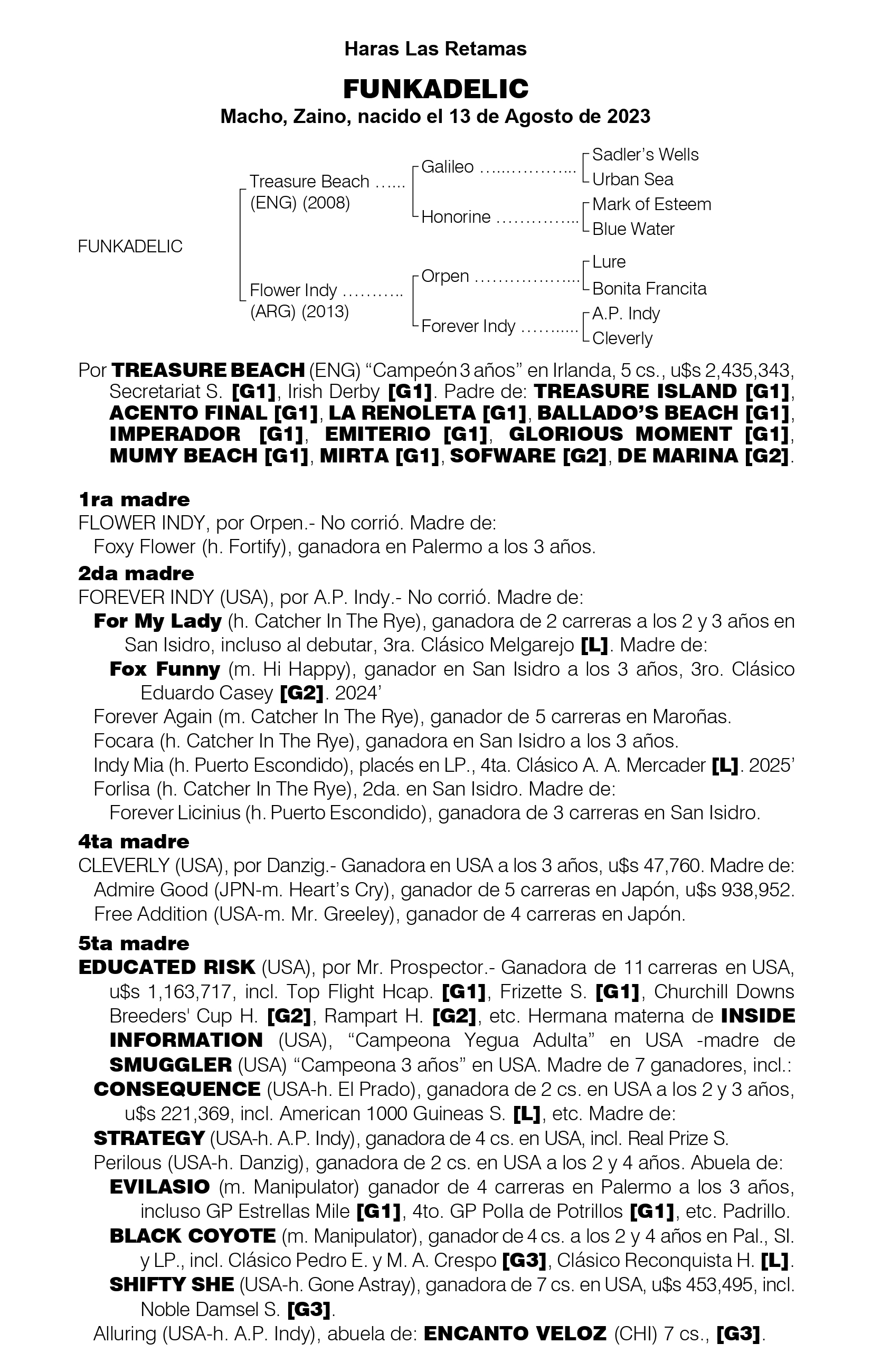 Pedigree FUNKADELIC