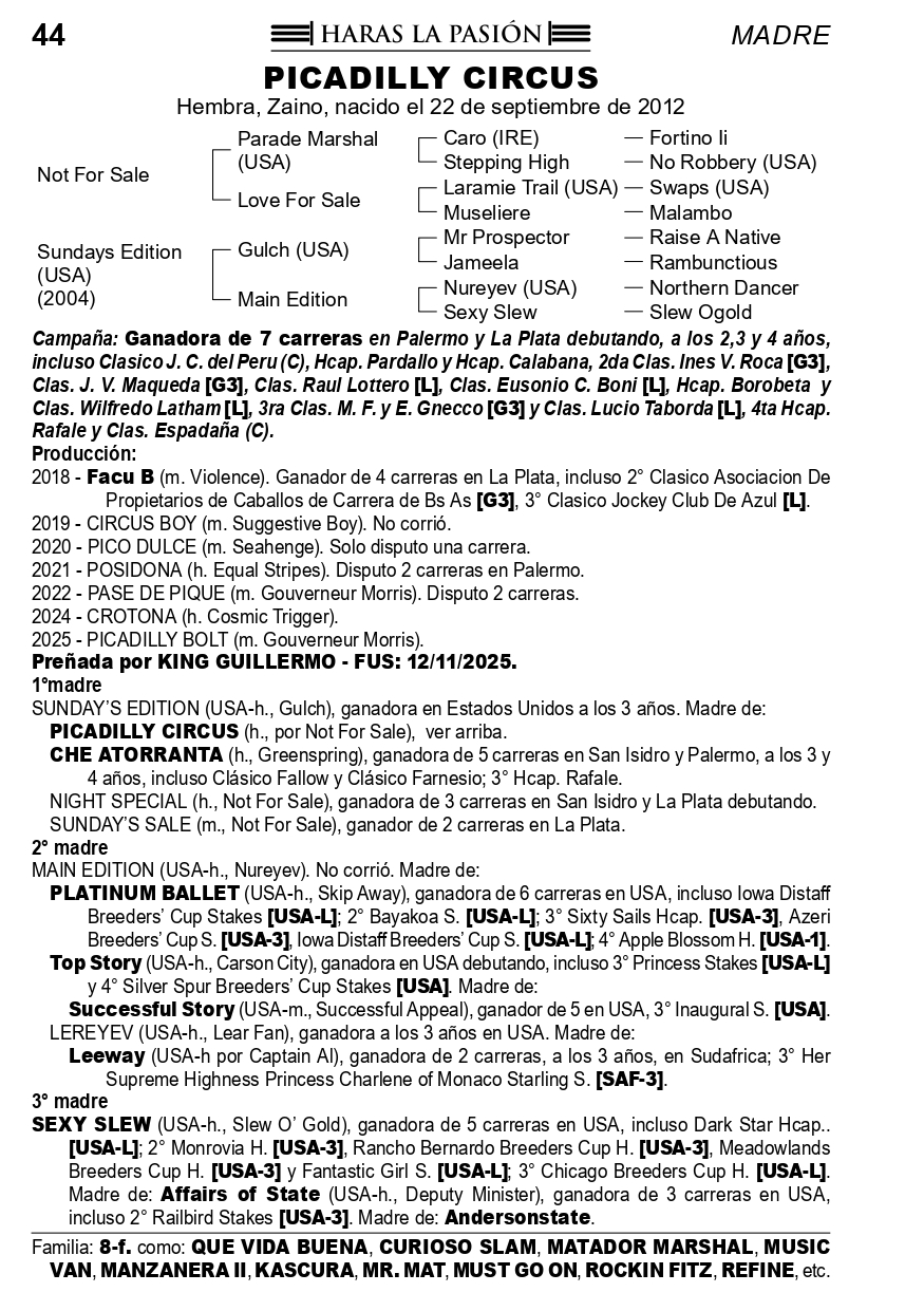 Pedigree PICADILLY CIRCUS