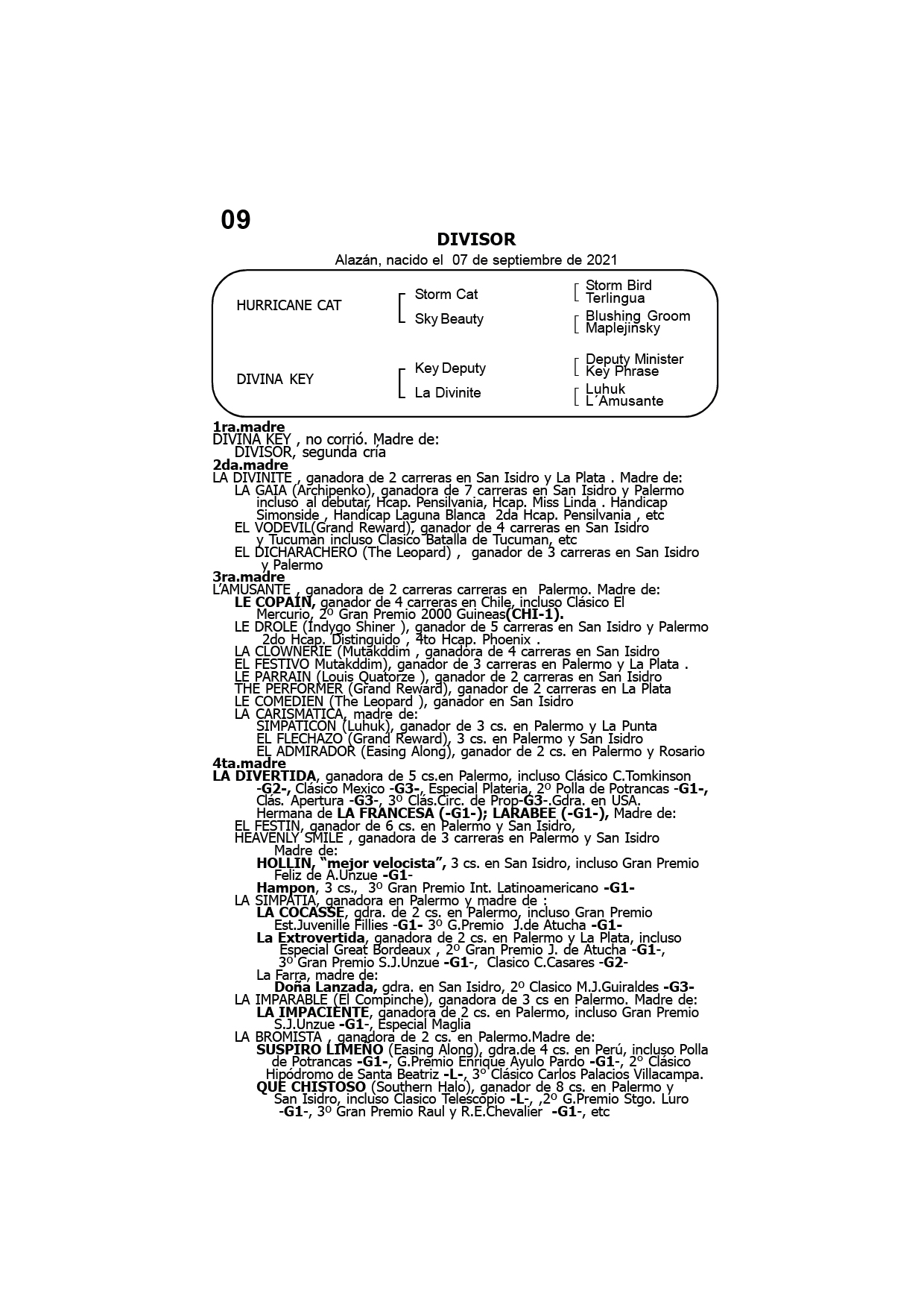 Pedigree DIVISOR