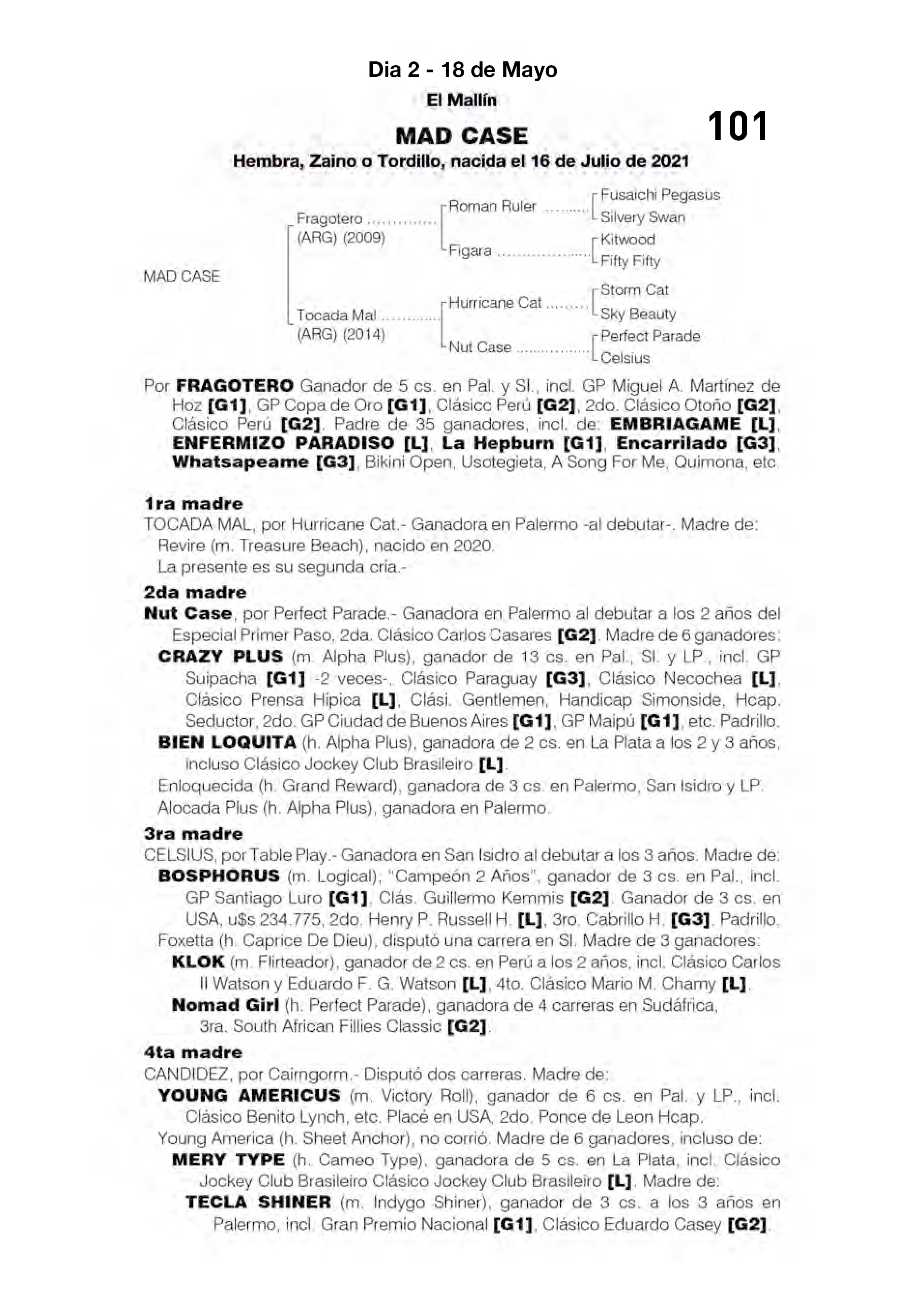 Pedigree MAD CASE