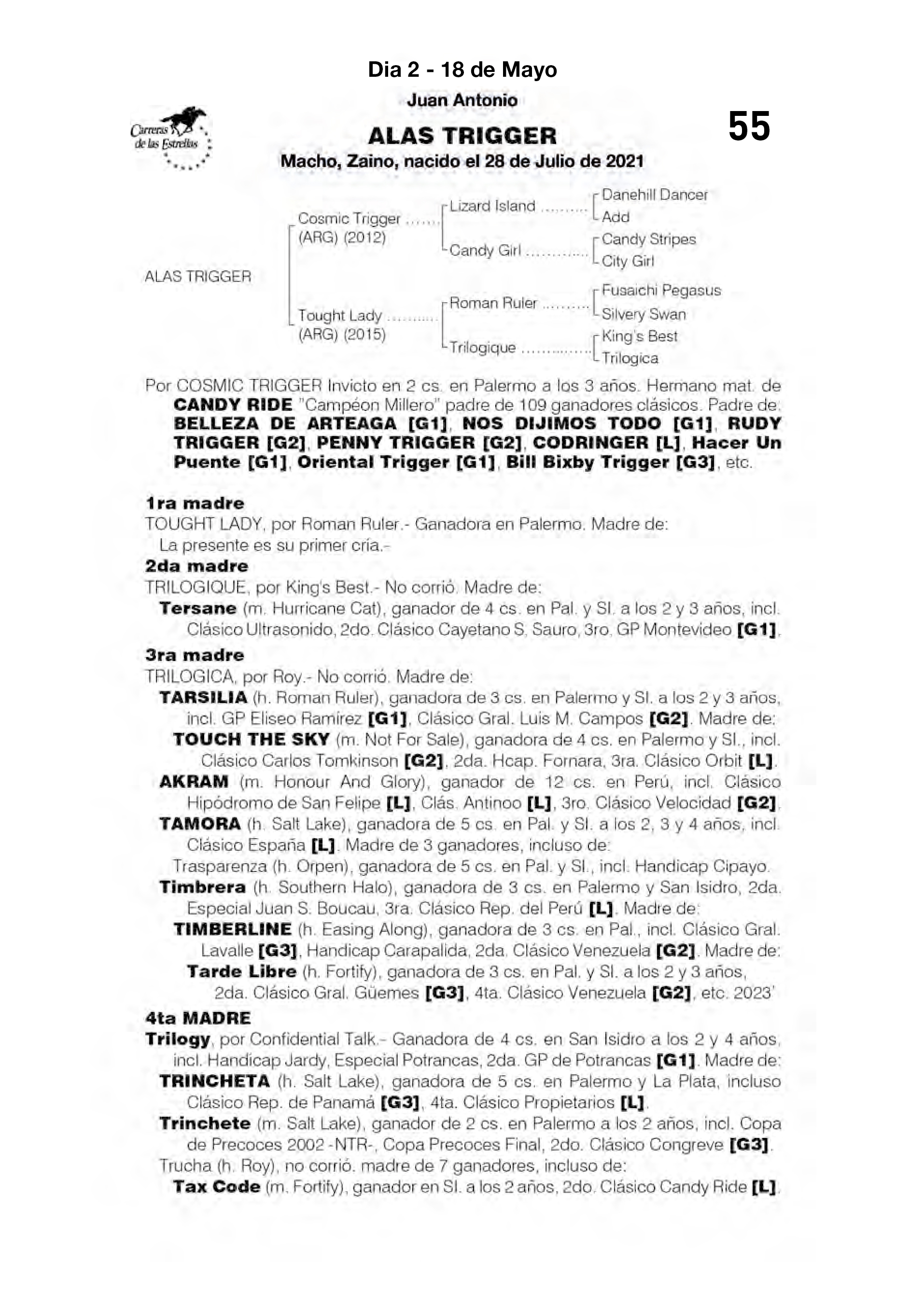 Pedigree ALAS TRIGGER