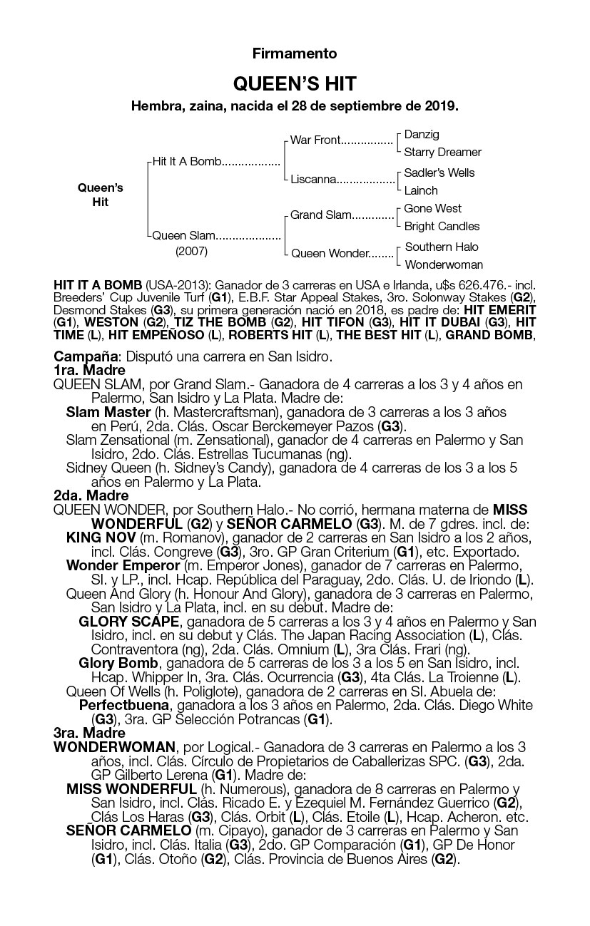 Pedigree QUEEN'S HIT