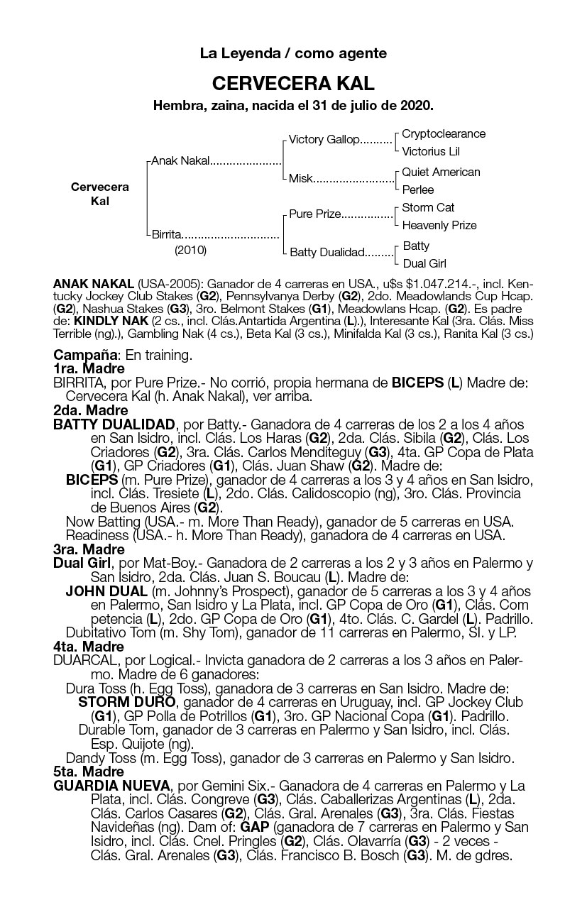 Pedigree CERVECERA KAL