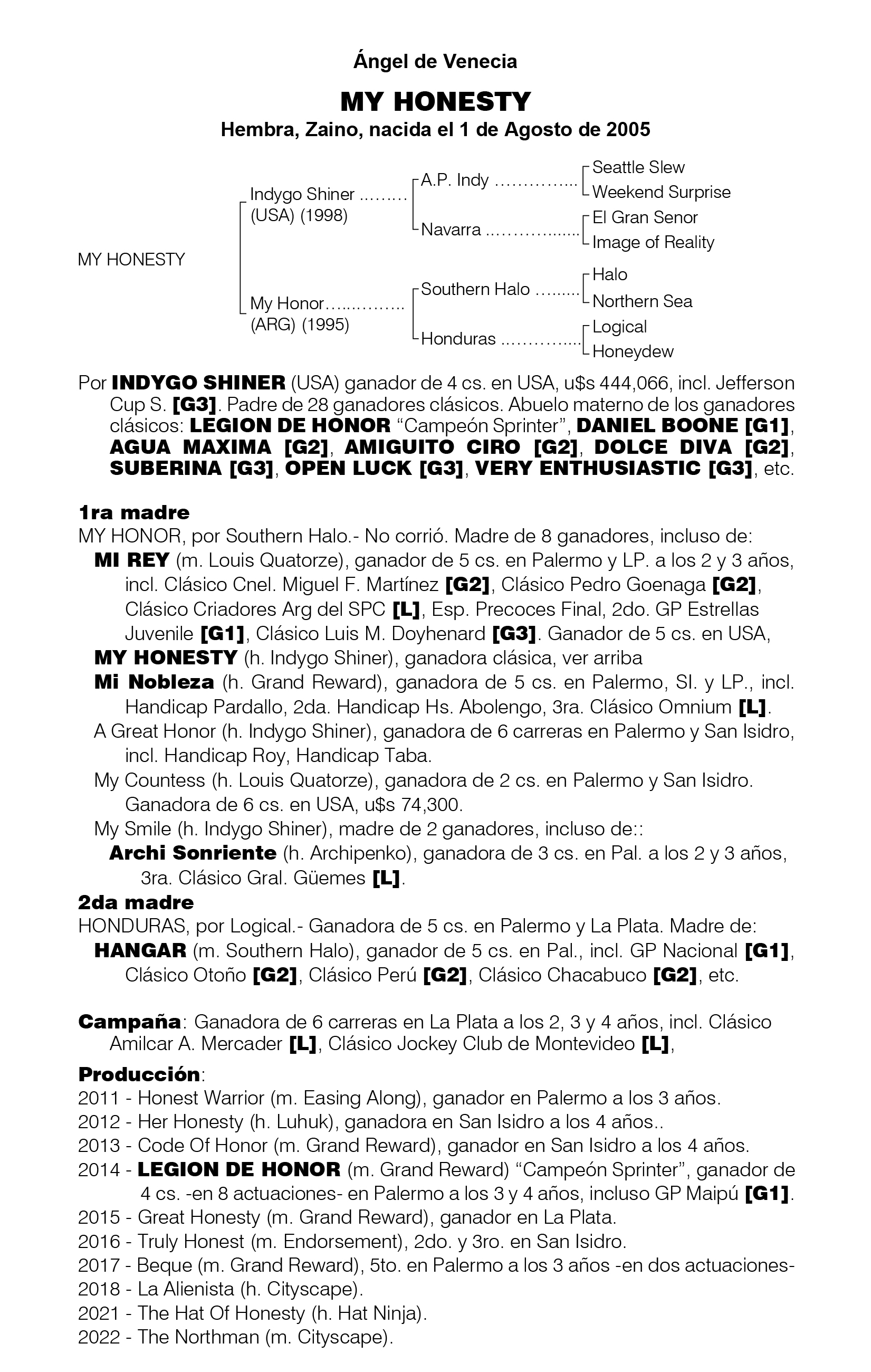 Pedigree COSMIC TRIGGER