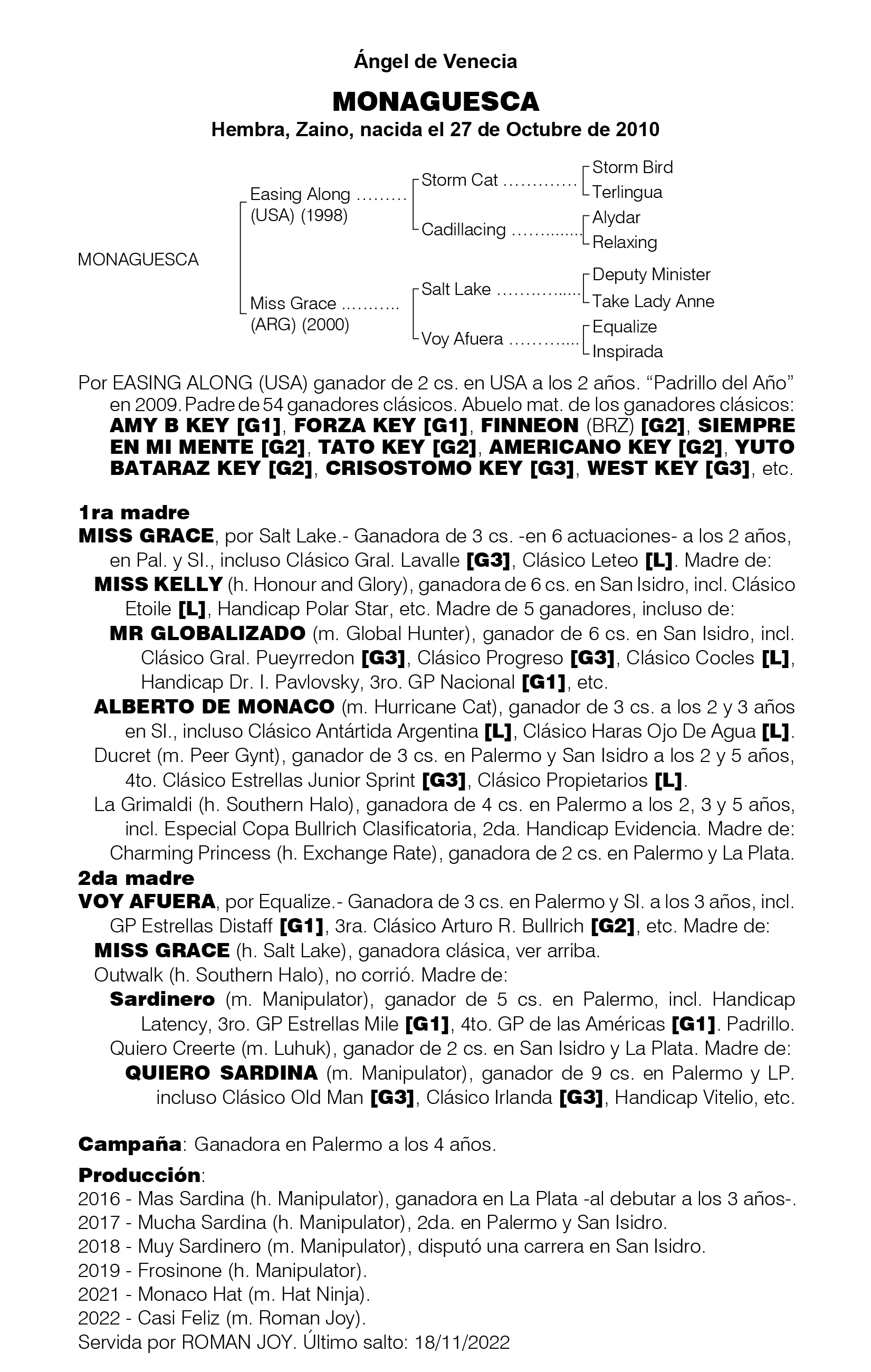 Pedigree FRONT RIMOUT