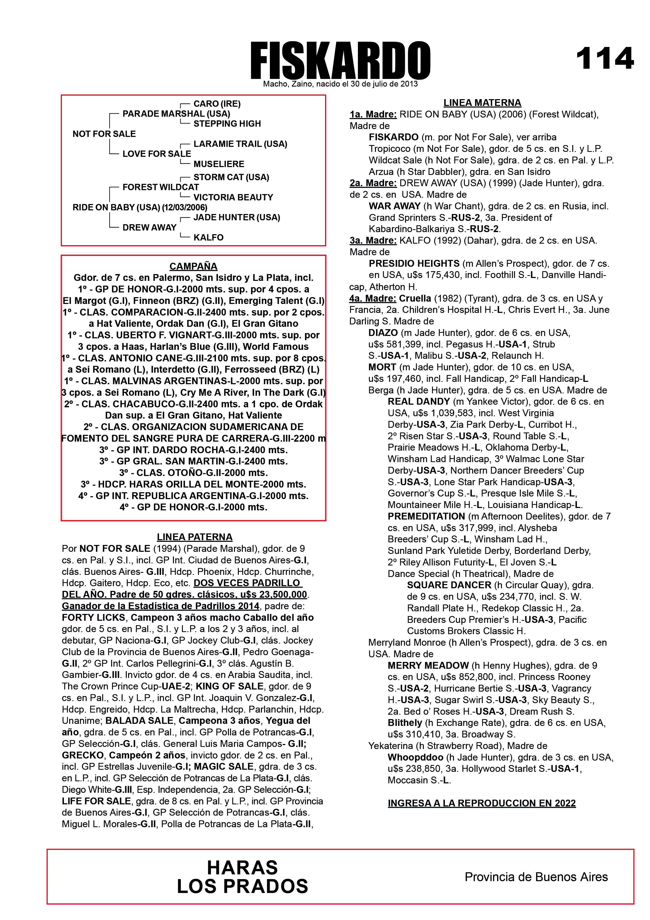 Pedigree FISKARDO