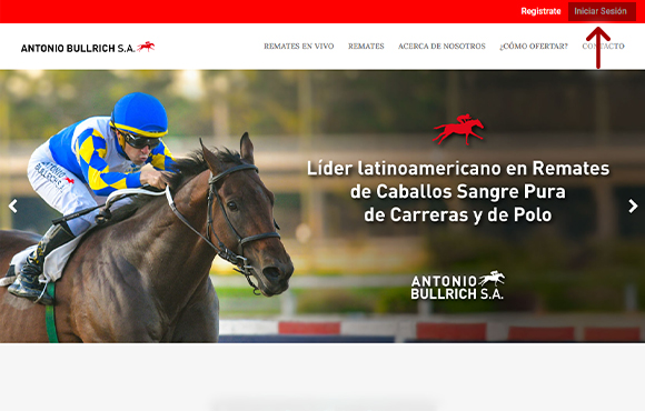 Captura del paso 1: Ingresá al sitio